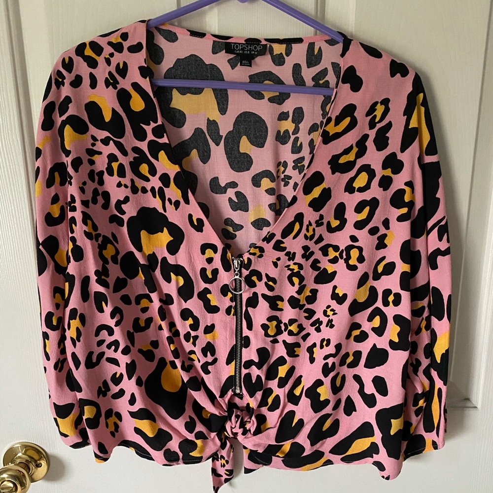 Topshop printed blouse